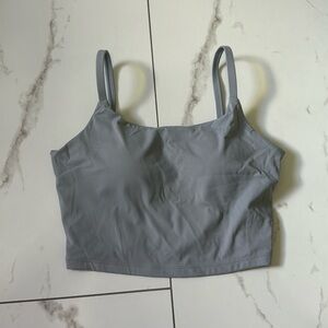 PADDED ATHLETIC CROP TOP